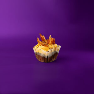 Dark Chocolate Bacon cupcake