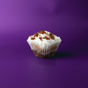 Brookie cupcake