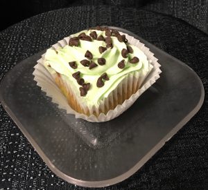 Mint Chocolate Chip Cupcake