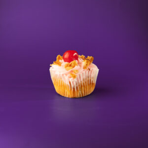 Cherry Almond cupcake
