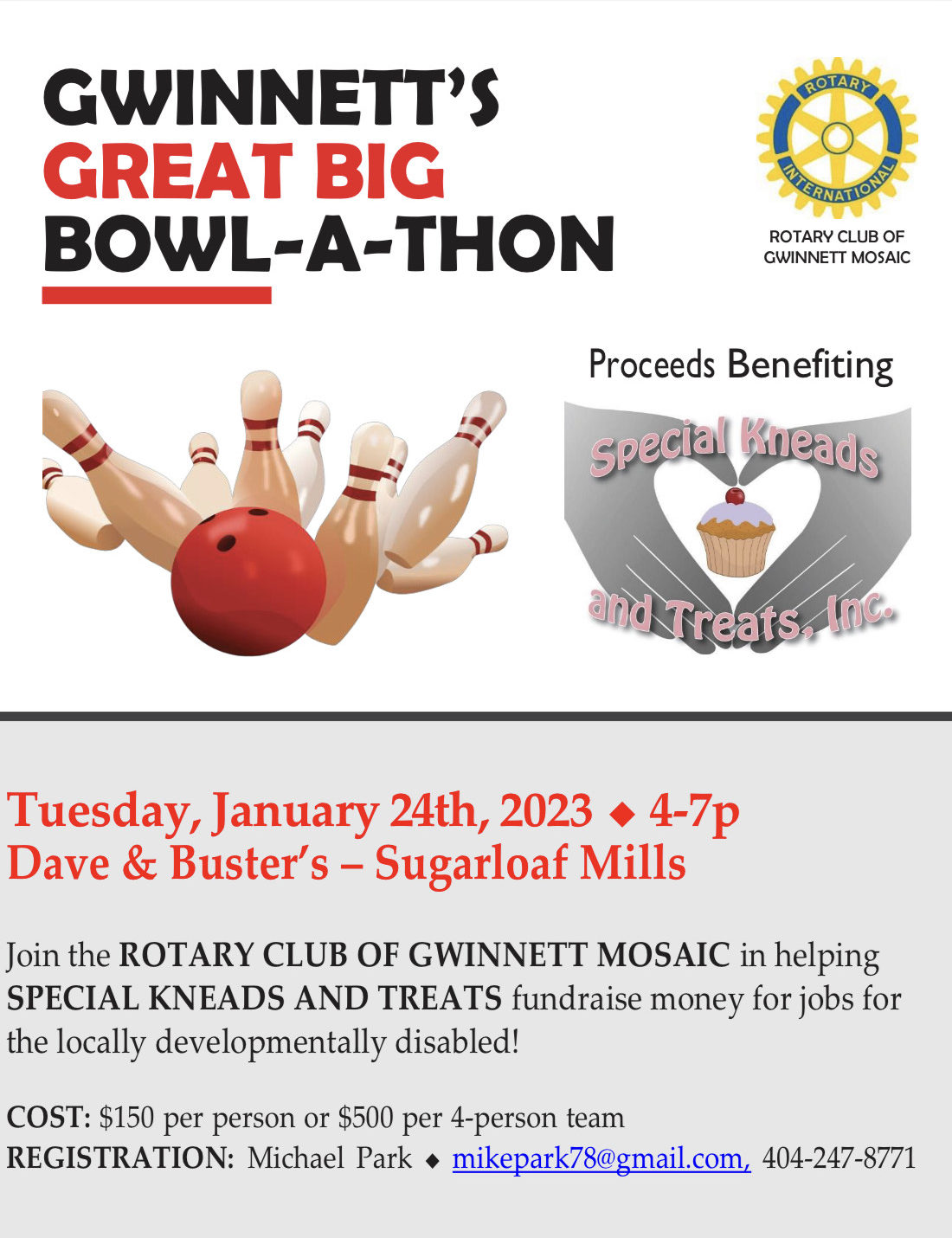 Join us for our annual Bowl-a-Thon!
