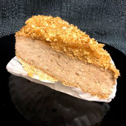 An apple pie in cheesecake form, complete with caramel apple pie crumble. Dutch Apple