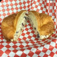 Our signature savory treat. Always available, both on its own and in a croissant. Chicken Salad
