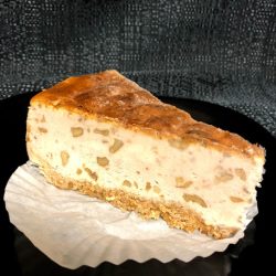 Maple sweetness and a walnut crunch, all in one cheesecake. Maple Walnut